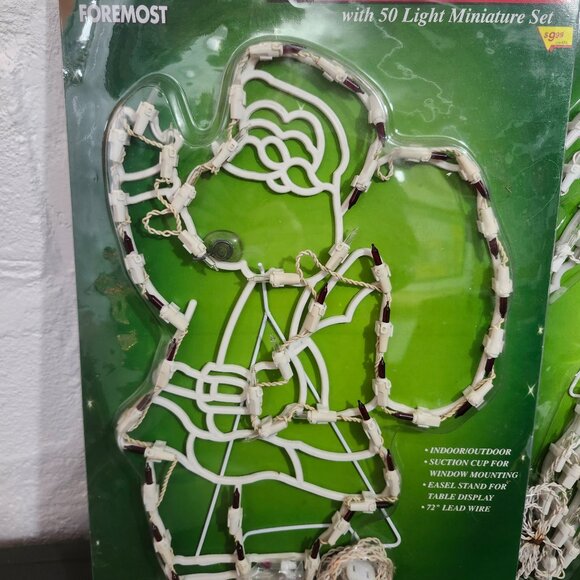 Vintage Foremost Christmas Illuminations Santa - Picture 1 of 4